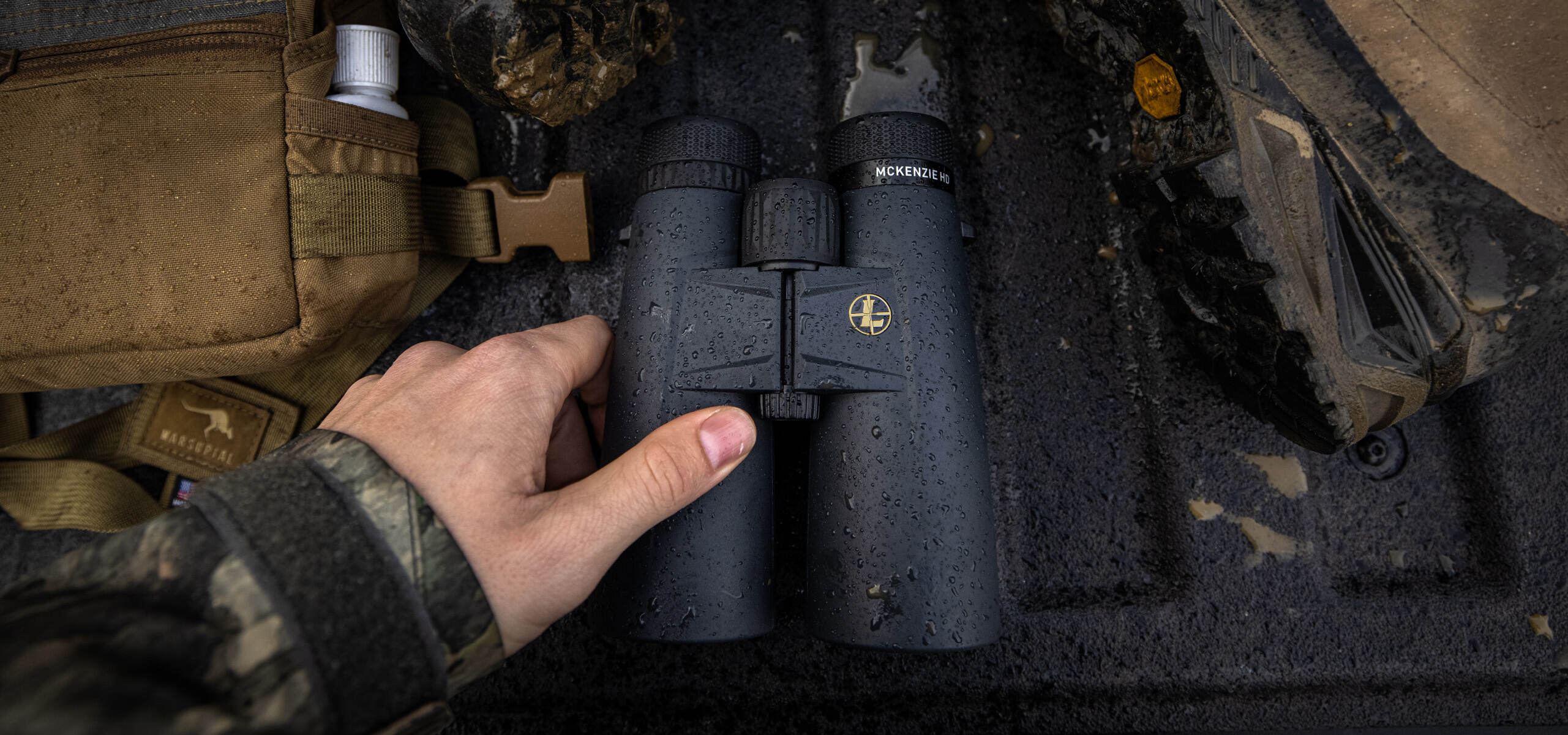 leupold binoculars in hunting gear