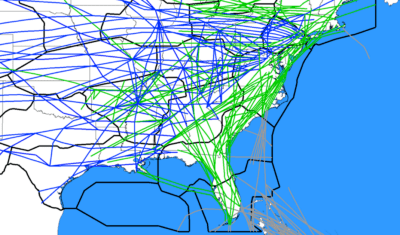 Set Jet Routes High Altitude Jet Routes
