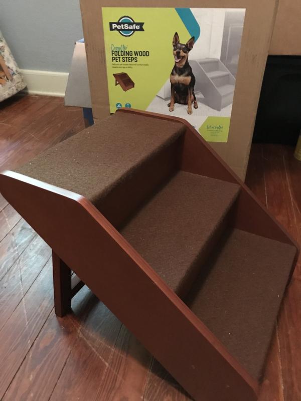 Foam Dog Stairs for High Beds for Small Dogs and Cats 25 inch High 並行輸入  通販