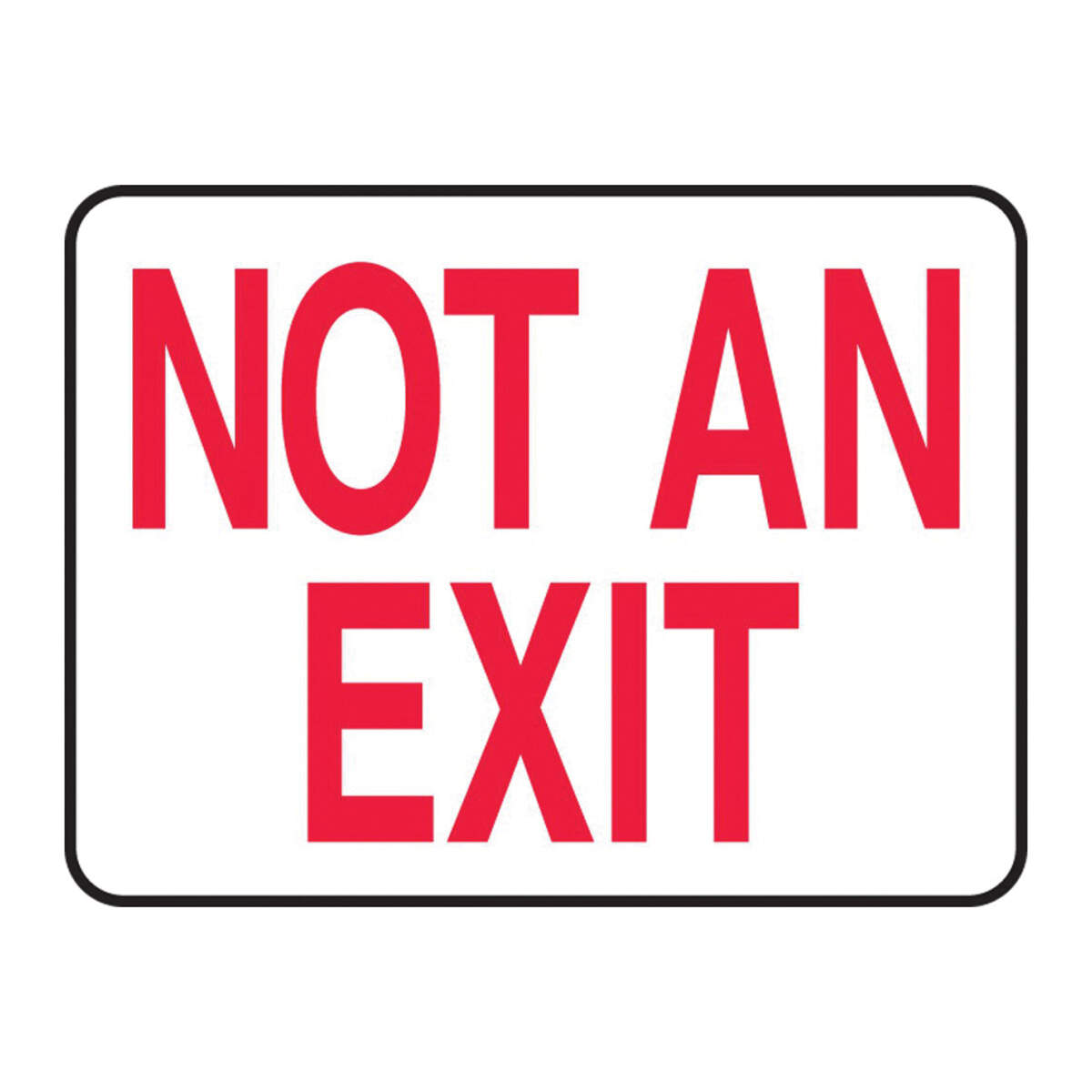 Exit & Entry Signs