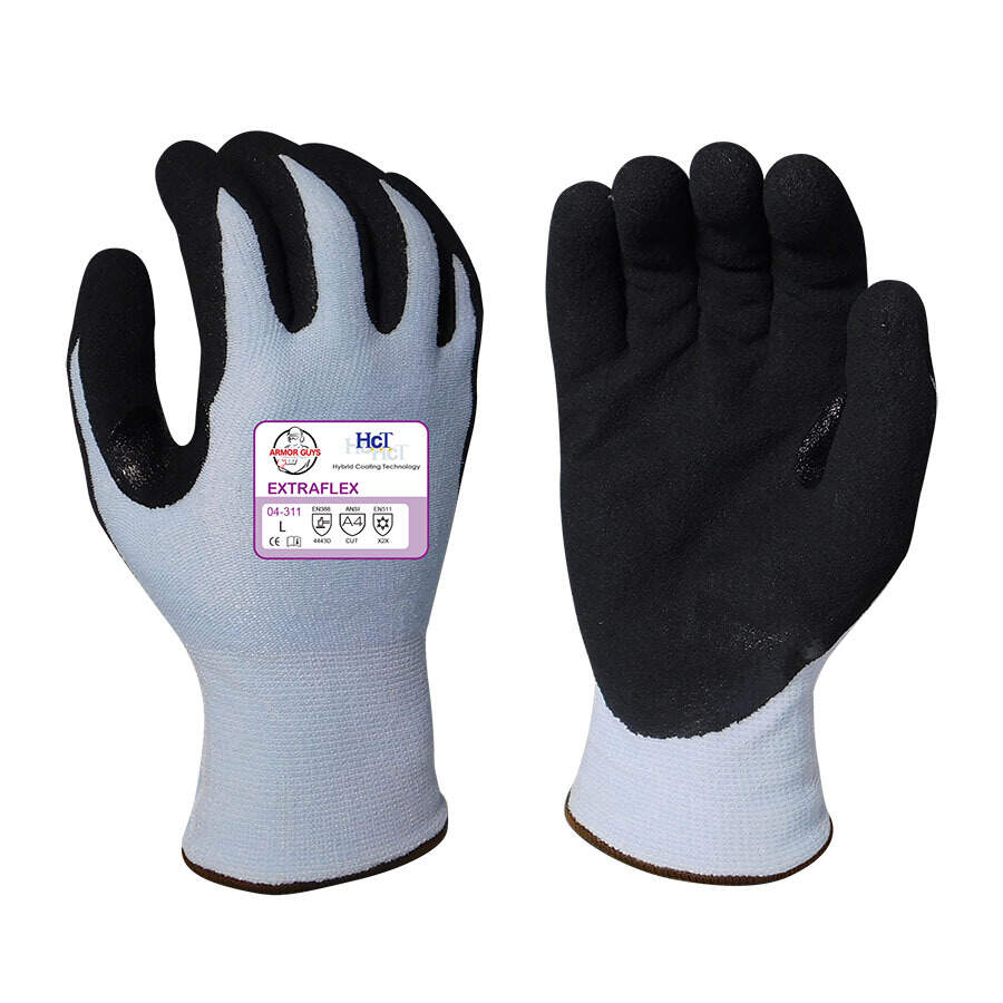 EXTRAFLEX® (04-311) Cut Resistant Cold Condition Gloves, Nitrile Palm, Cut A4