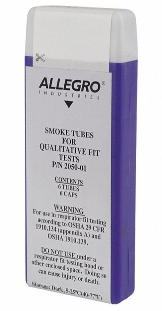 Allegro® 2050-01 Replacement Smoke Tube 6 per BX -  For Use With 2050 Irritant Smoke Test Kit -  Break-Off Tip -  Glass Tube
