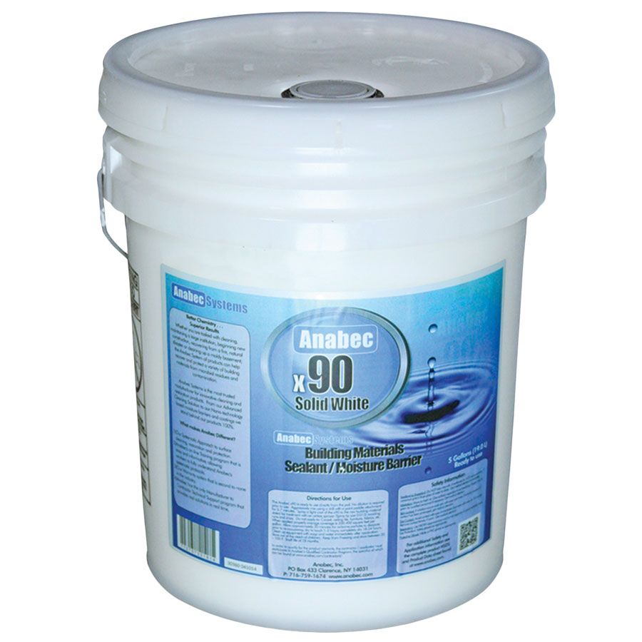 Anabec ANA9000 Full Coverage Primer Sealent -  5 gal Pail -  Faint Solvent -  Liquid -  White