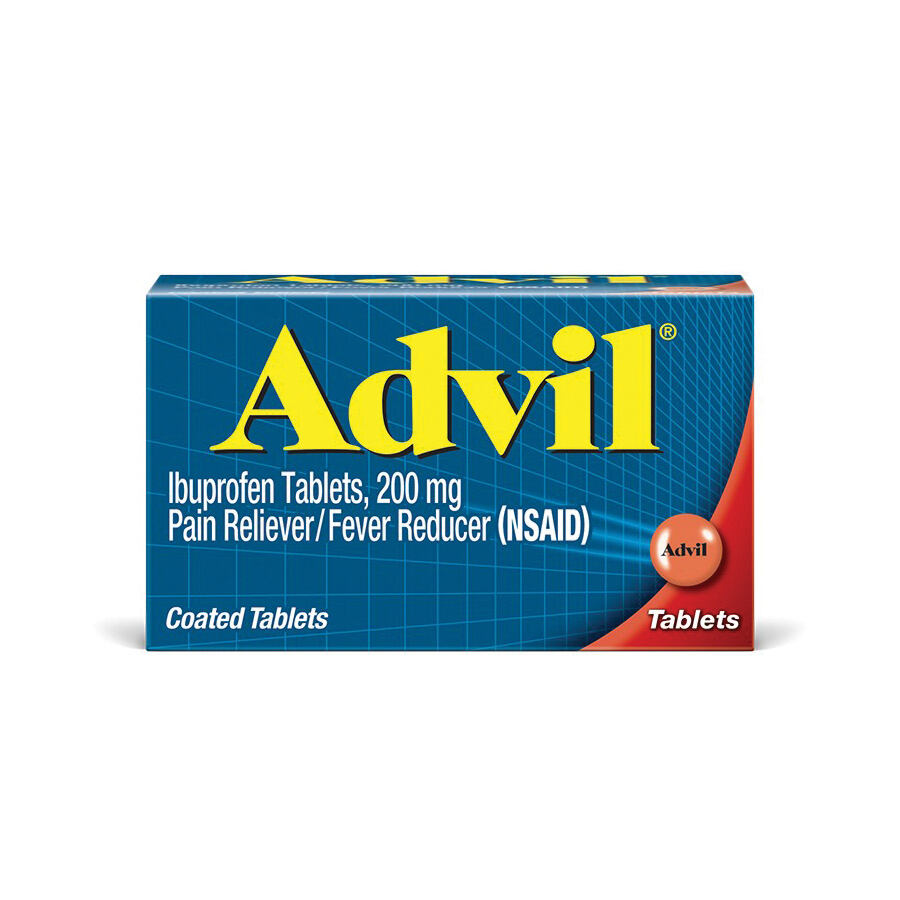 Advil® 40933 Pain Reliever Tablet 2 per BX -  Tablet -  100 -  200 mg -  Box -  Ibuprofen