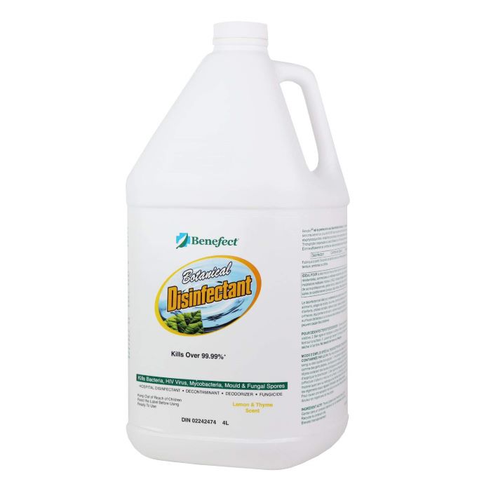 Benefect® BENDISINF Botanical Disinfectant Cleaner -  1 gallon -  Lemon/Spice -  Liquid -  Light Tan/Hazy