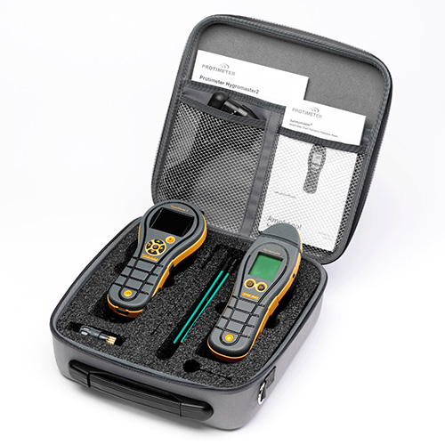 Protimeter Dual Meter Kit, HygroMaster 2 & SurveyMaster, Thermoformed Case