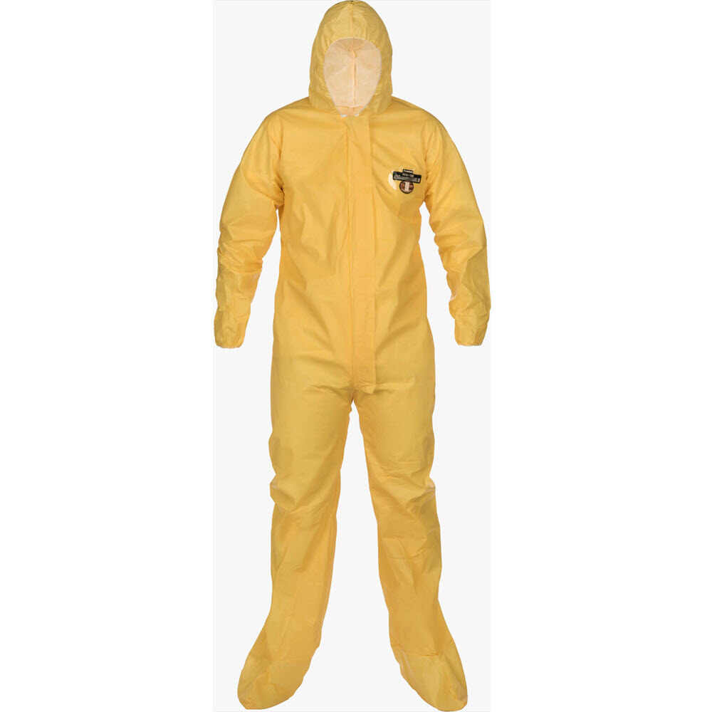 Lakeland® ChemMax®1 (C1S414Y) Coverall, Attached Hood & Boots, Serged Seam