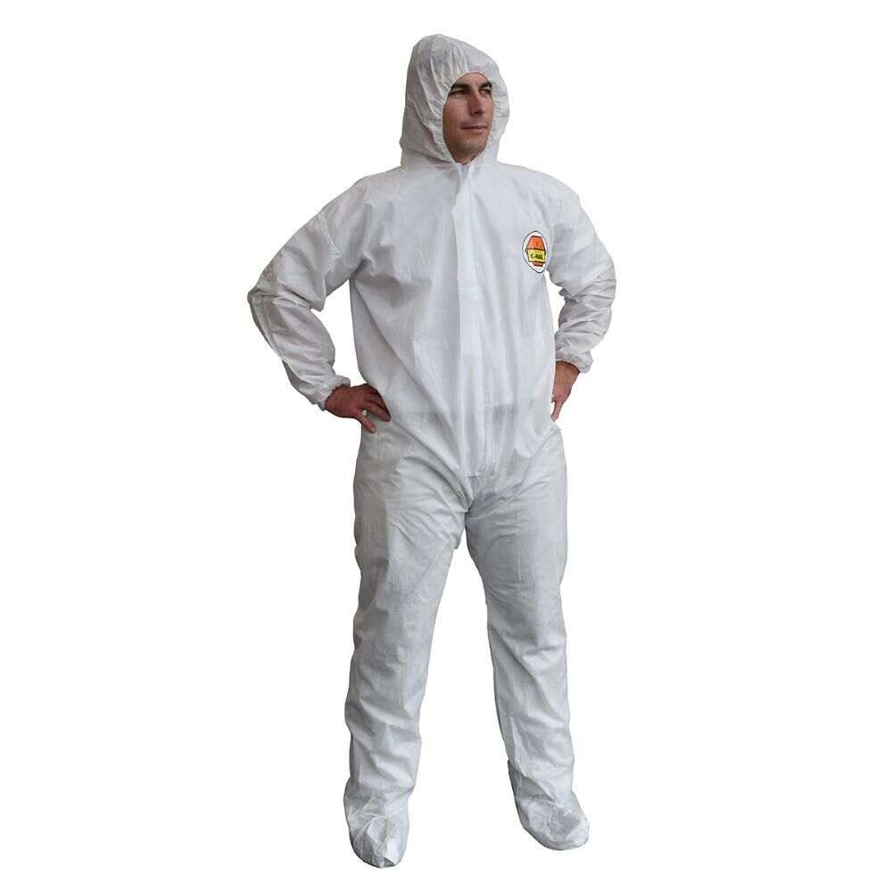Cordova C-MAX™ SMS400 Disposable Coveralls, Attached Hood & Boots