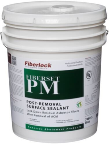 Fiberlock Fiberset PM Post-Removal Surface Sealant, Blue, 5 Gallon