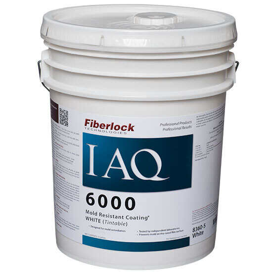 Fiberlock IAQ 6000 Mold Resistant Coating, 5 Gallon