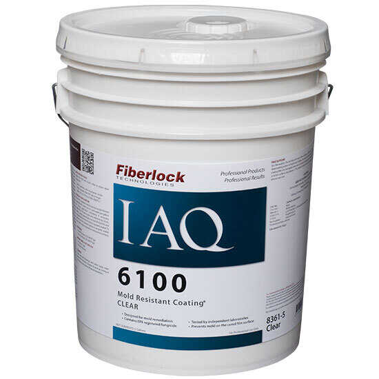 Fiberlock IAQ 6100 Mold Resistant Coating, 5 Gallon
