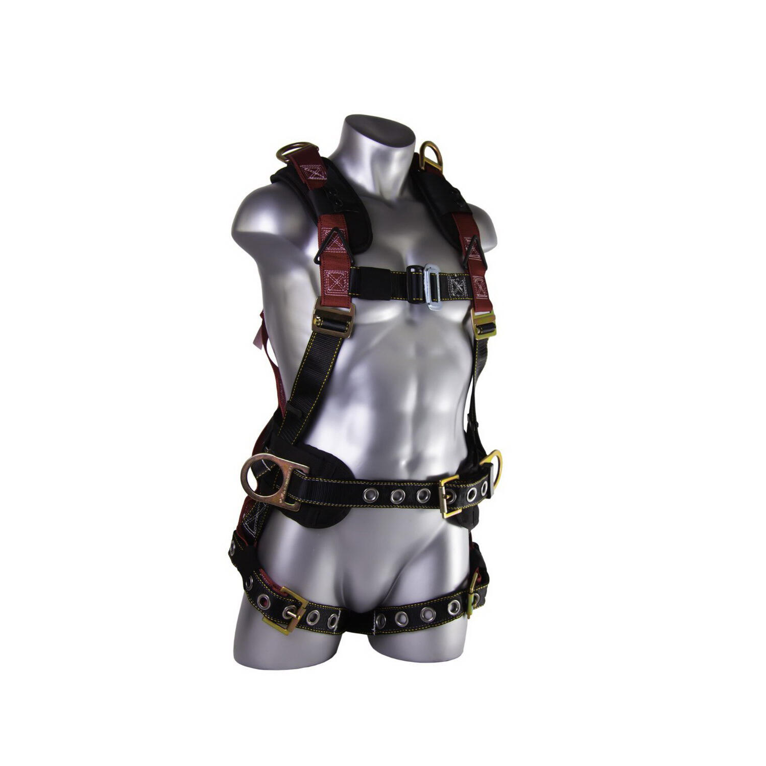 Seraph Full Body Construction Harness, D-Rings, Tongue/Buckle Closures