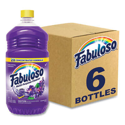 Fabuloso® Multi-Use Cleaner, Lavender Scent, 56 oz Bottle, 6/case