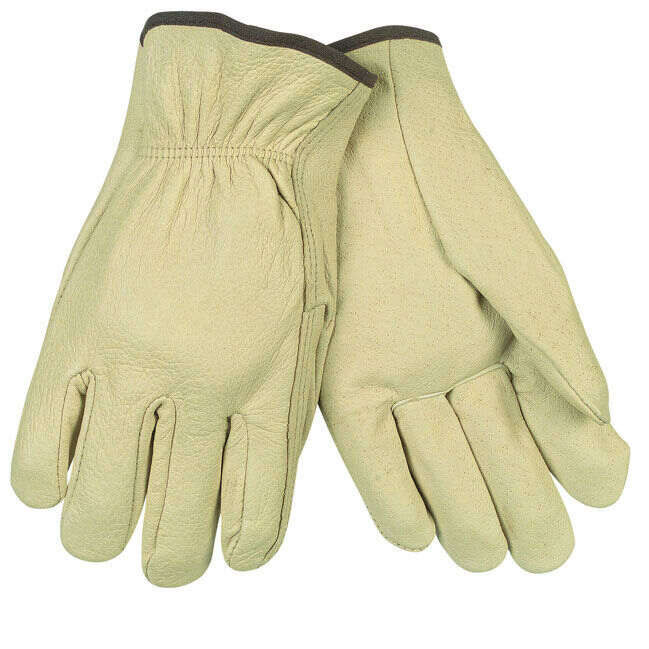 MCR Safety Fleece Lined Grain Pigskin Leather Gloves