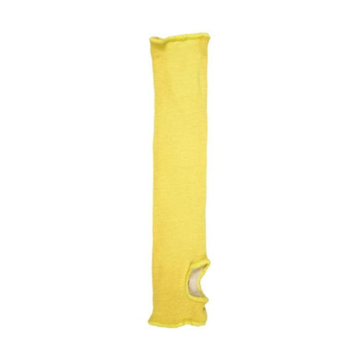 Memphis 9378KCT Economy Cut-Resistant Sleeves With Thumb Slot -  18 in L -  Yellow