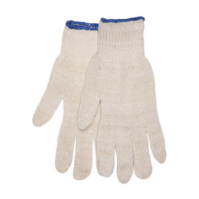 MCR Safety (9635) String Knit Work Gloves, Knit Wrist, Size Large