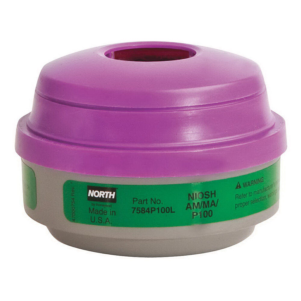 North® by Honeywell (7584P100L) Respirator Combination Cartridge, AM/MA/P100