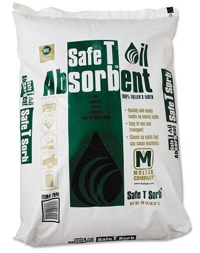 Safe T Sorb™ (7941) All-Purpose Clay Absorbent, 40lb Poly-Bag