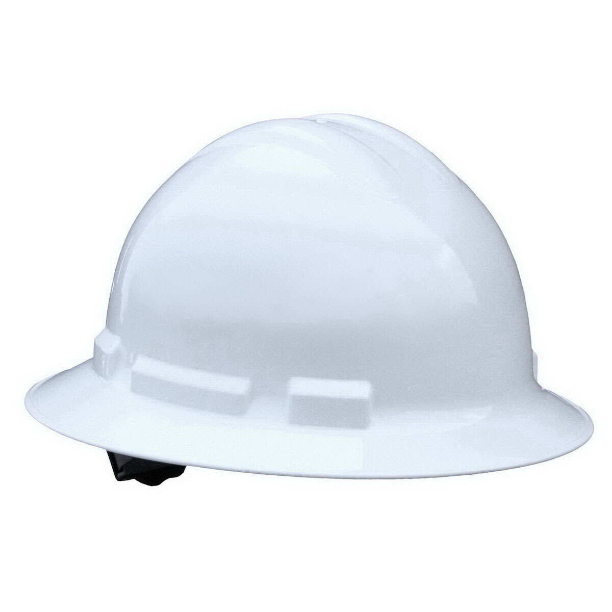 Radians® QHR4-White Full Brim Hard Hat - 4-Point Ratchet Suspension