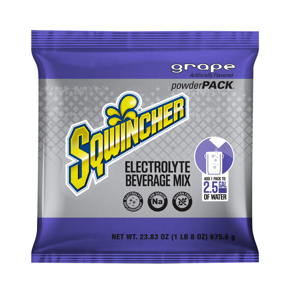 Sqwincher Powder Pack™ Powder Mix - 2.5 gal Yield