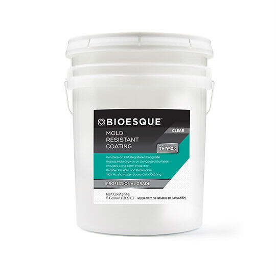 Bioesque® Mold Resistant Coating, Clear, 5 Gallon