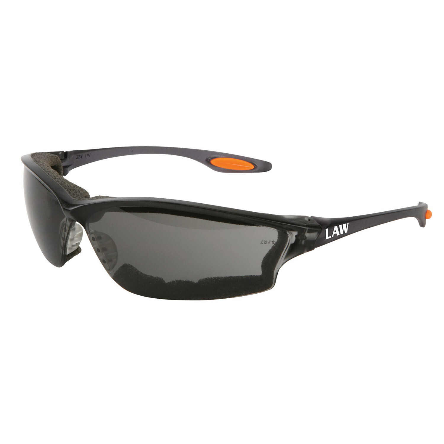 MCR Safety Law® LW3 Series Dielectric Safety Glasses, Foam Lined, Gray ...