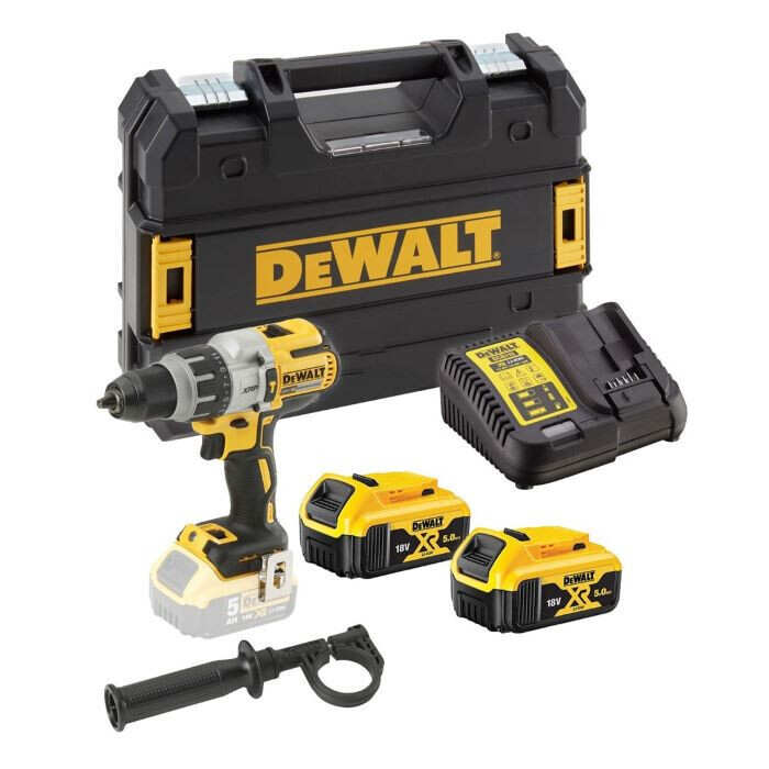 DeWALT® 20V MAX* Cordless 3-Speed 1/2" Hammer Drill/Driver Kit (5.0AH)