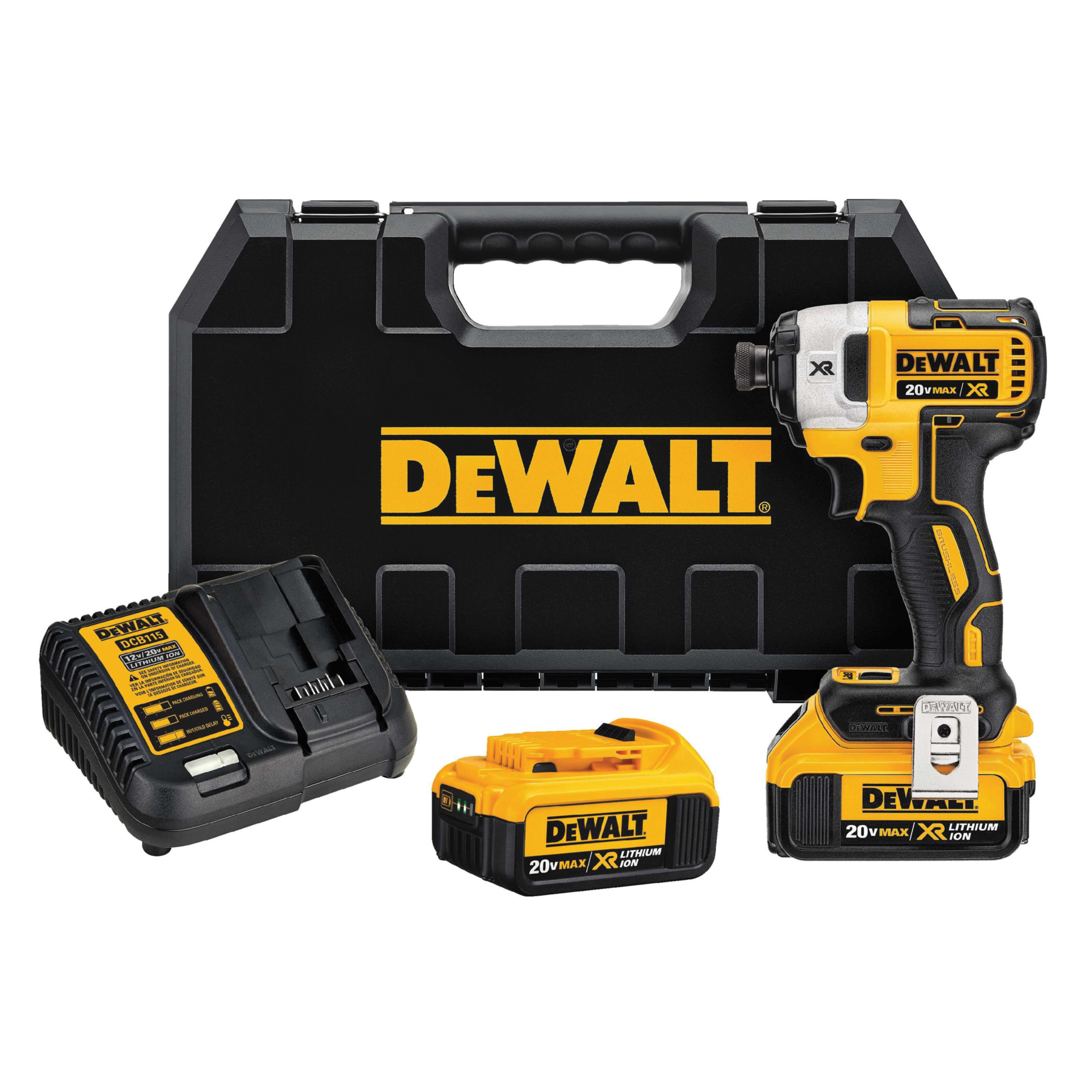 boykot tømrer Beskrive DeWALT® 20V MAX* 1/4" Cordless Impact Driver Kit (4.0AH)