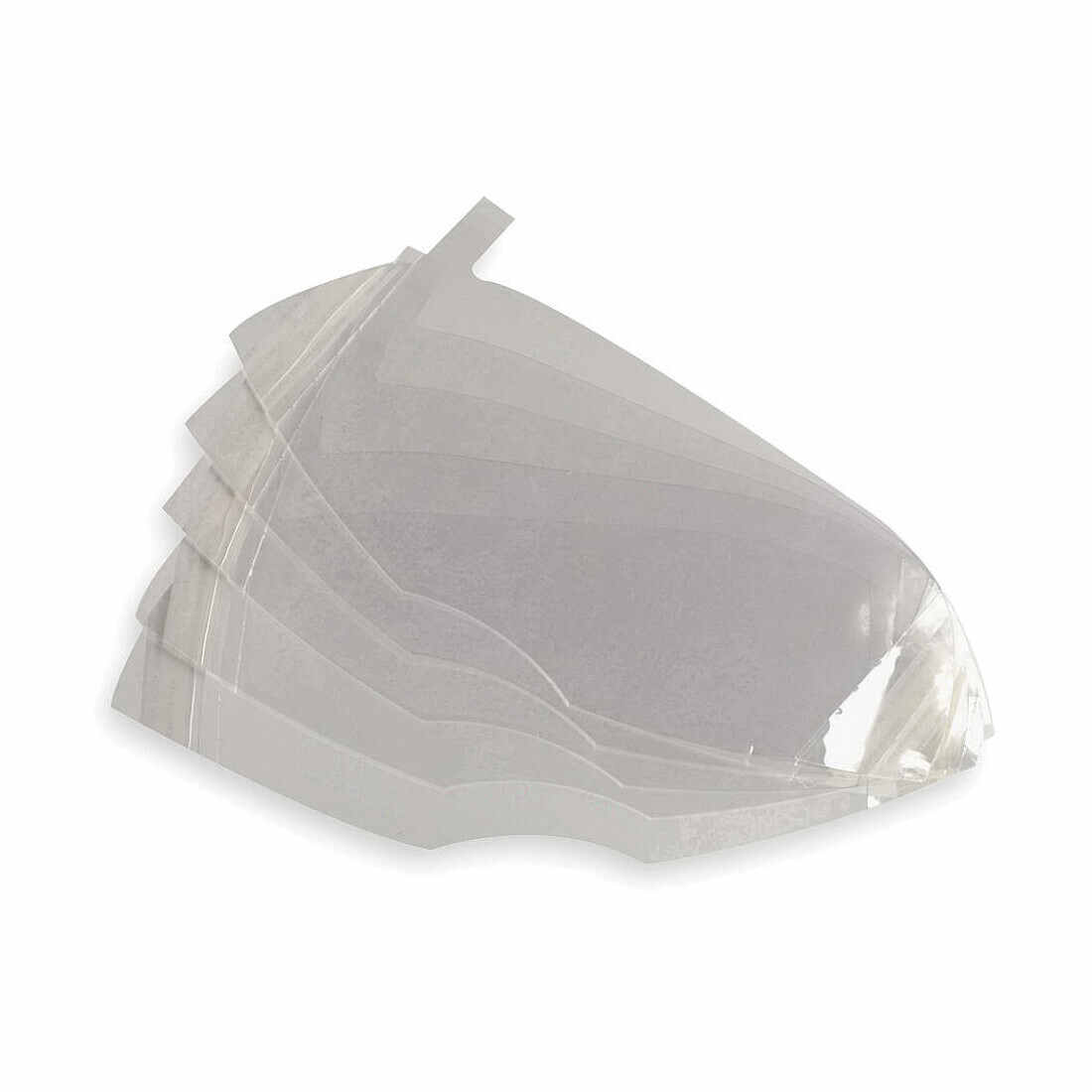 Honeywell Safety 80836A Peel Away Windows 15 per PK -  6 in -  For Use With North® 7600 Full Facepiece Respirator -  Plastic -  Clear
