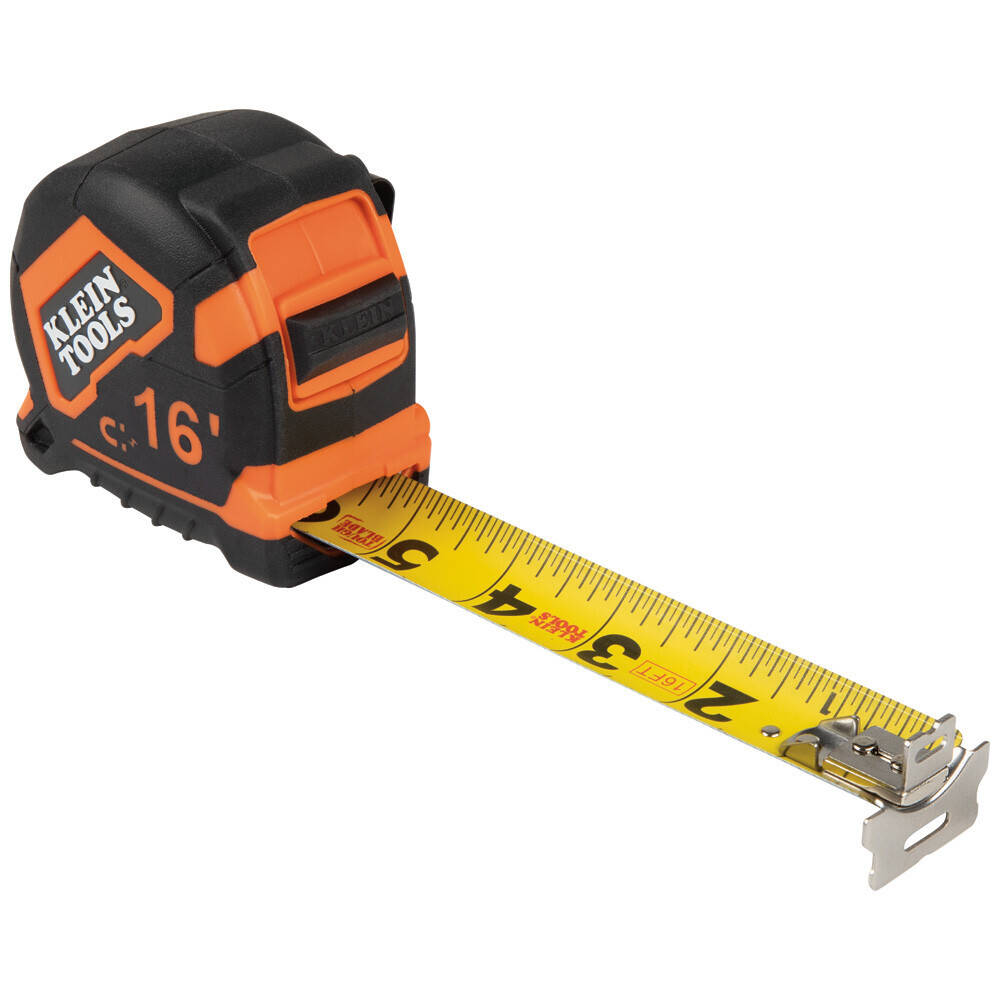 Klein® (9216)  Tape Measure, 16-Foot Magnetic Double-Hook