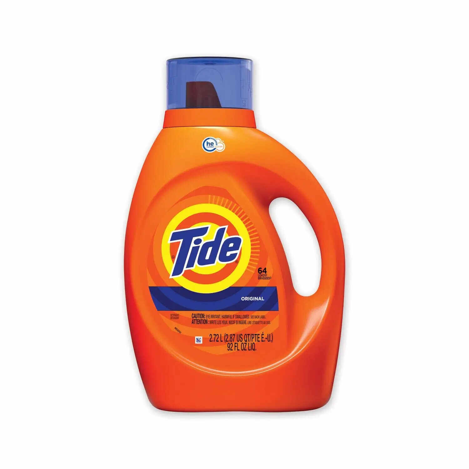 Tide® Liquid Laundry Detergent, Original, HE, 64 Loads, 92oz Bottle