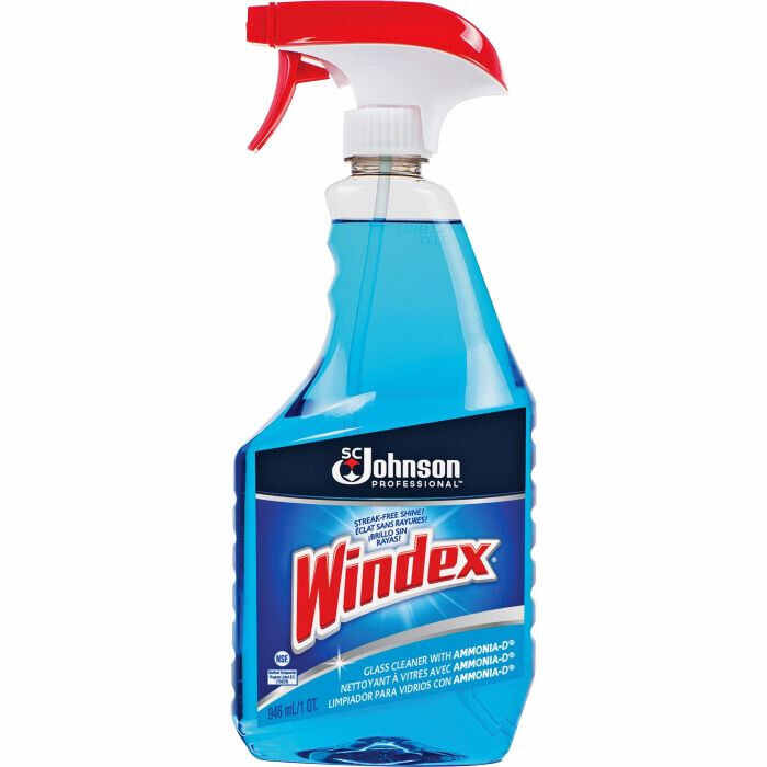 Windex® Window & Glass Cleaner, Unscented, 32 oz, 12/cs