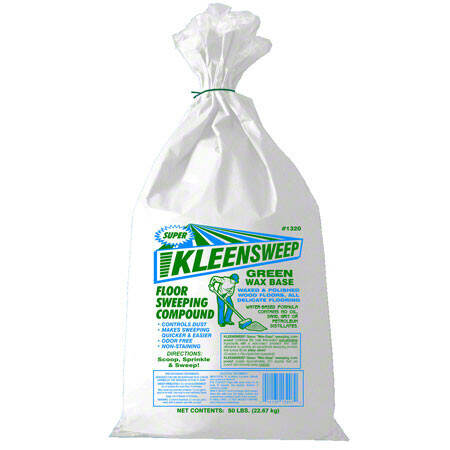 Kleensweep (1320) Green Wax-Base Sweeping Compound, 50lb bag