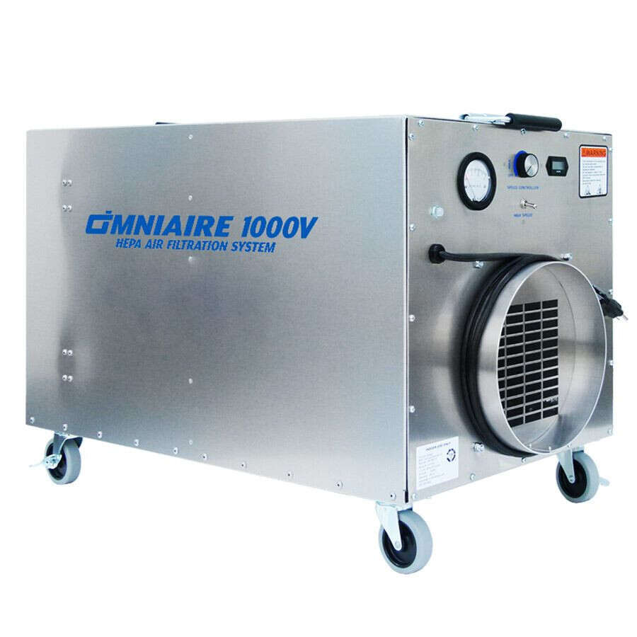 OmniAire OA1000V HEPA Negative Air Machine, 900 cfm
