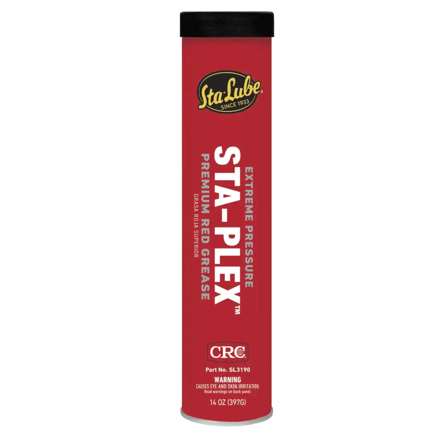 Sta-Lube® Sta-Plex® Extreme Pressure Premium Red Grease, 14 oz Cartridge