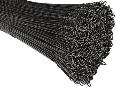 Black Annealed Bale Ties - 12G x 14 ft x 125 - Bundle
