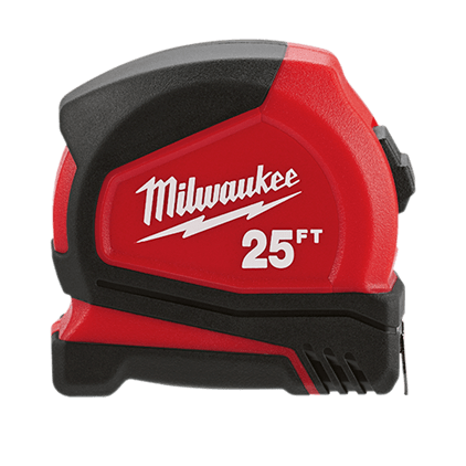 Milwaukee™ 48-22-6625 Compact Measuring Tape - 25 ft