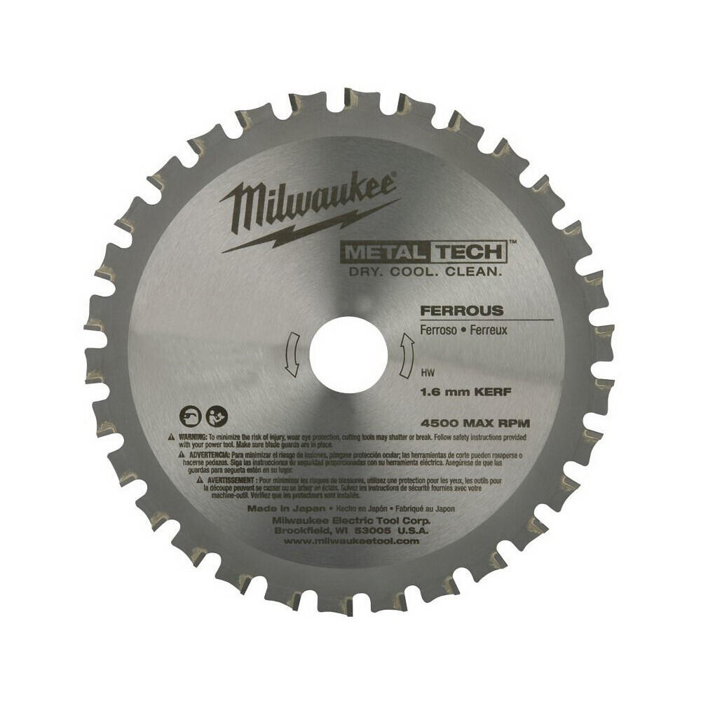 Milwaukee® 5-3/8" Metal & Stainless Circular Saw Blade, 30TPI