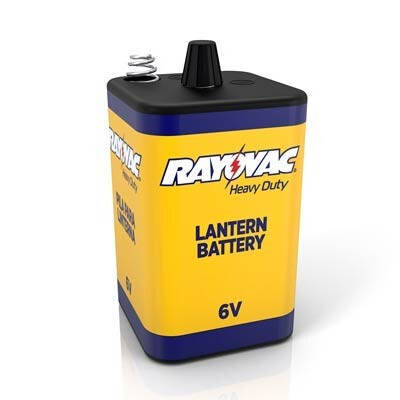 Spectrum Brands Rayovac® 944A Lantern Battery, 6-Volt Spring Terminals, Heavy Duty