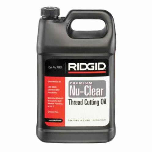 RIDGID® 70835 Pipe Thread Cutting Oil -  1 gal Can -  Mild Odor -  Clear Yellow