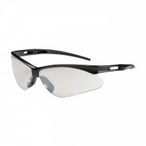 Bouton® Anser™ Semi-Rimless Safety Glasses, Black Frame, I/O Lens,  Anti-Scratch Coat