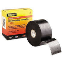 Scotch® 130C Linerless Premium Grade Insulating & Splicing Tape, 2" x 30'
