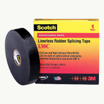Scotch® 130C Linerless Premium Grade Insulating & Splicing Tape, 1" x 30'