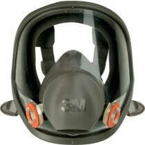 3M™ 6000 Series Reusable Full Face Respirator With Cool Flow™ Valve, Size SM