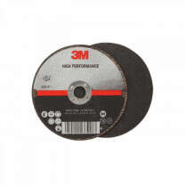 3M™ 051115-66573 High Performance Quick-Change Type 27 Cut-Off Wheel - 4-1/2 in Dia x 0.045 in THK - 5/8-11 - 60 Grit