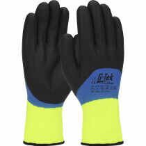 PIP (41-1415) PolyKor® Seamless Knit Glove, Double Dip Nitrile Foam Grip Full Hand