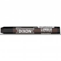 Dixon® Industrial Lumber Crayons, 1 Each, Black