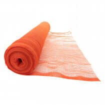 Orange Debris Netting, Flame Retardant, 48" x 150"