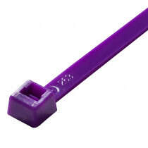 4" Miniature Cable Ties, 18 LB, 100/pack, Purple