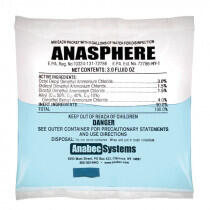Anabec ANA2000 Disinfectant -  3 oz Packet -  Faint Ammonia -  Liquid -  Clear Blue